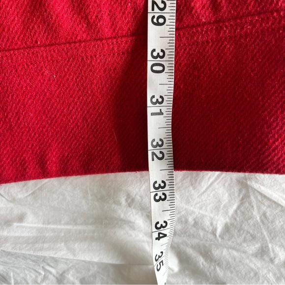 Red Wool Coat - Picture 7 of 7